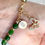 Thumbnail: Butterfly Charmed Green Jade & Canadian Star cut Jade bracelet 