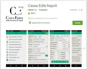 Sul Play Store l'App mobile della Cassa Edile di Napoli