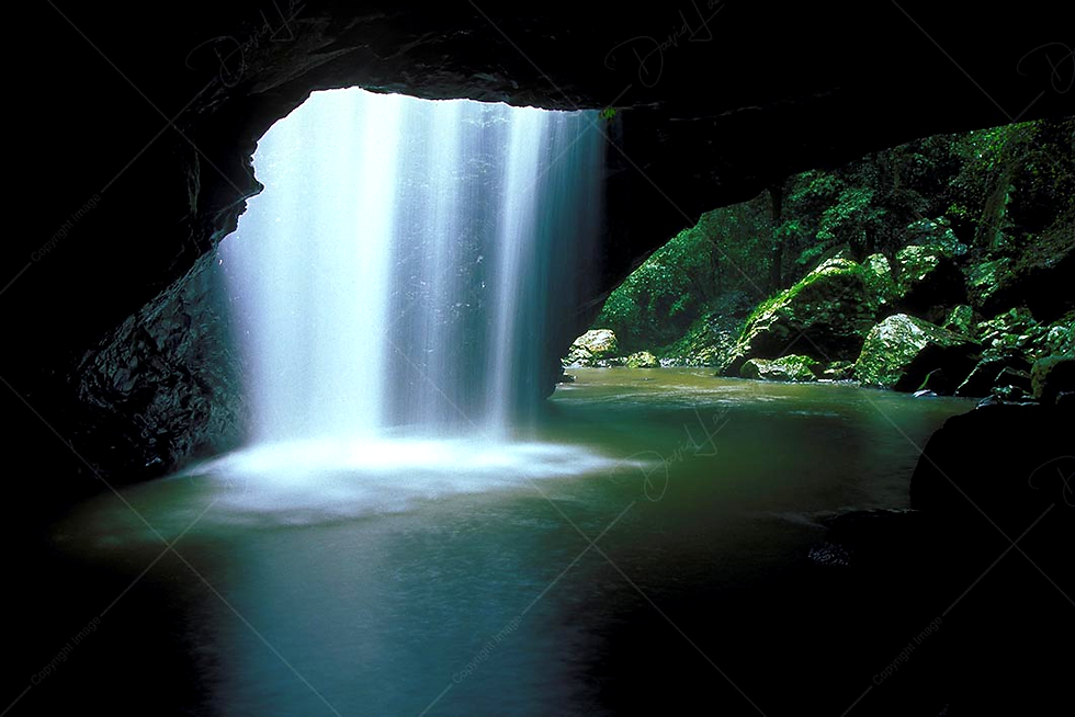 Natural Arch waterfall