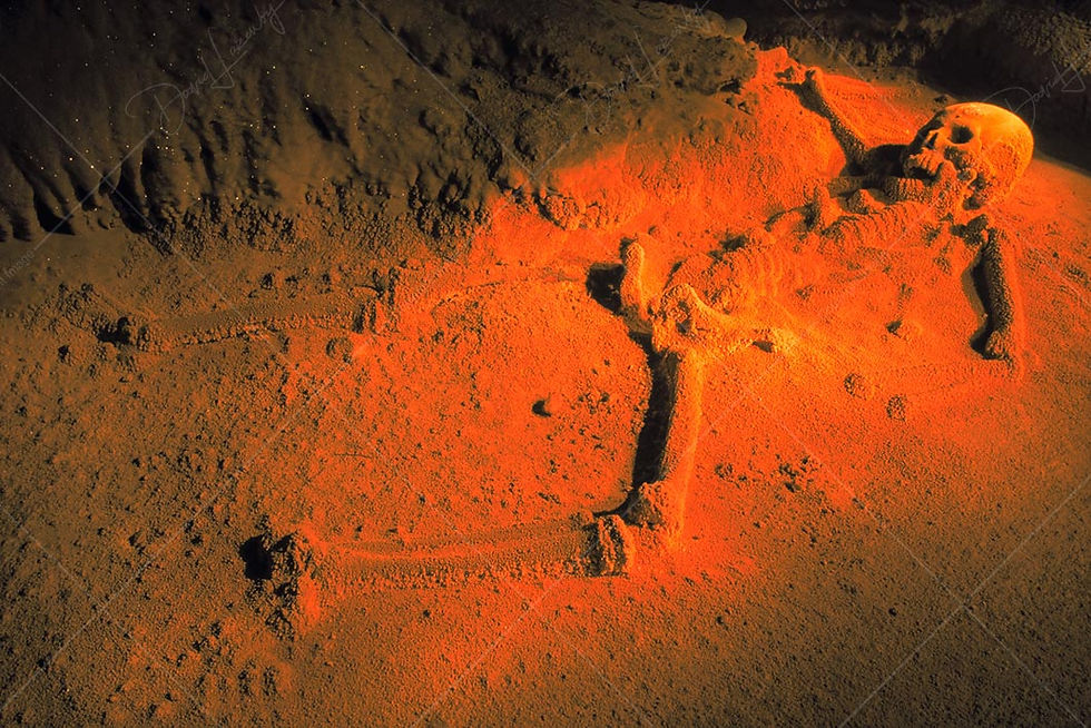 Ancient Maya skeleton