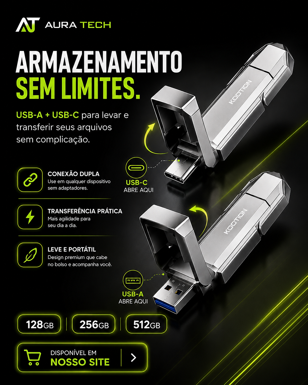 Miniatura: Pendrive USB-C e USB Kootion