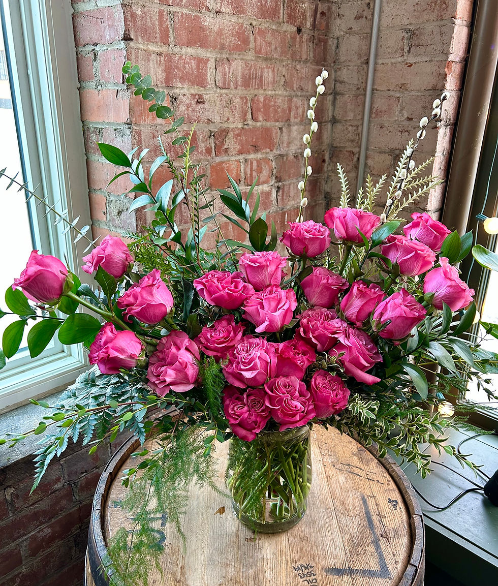 Sweet Indulgence Two Dozen Rose Arrangement | Lef floral