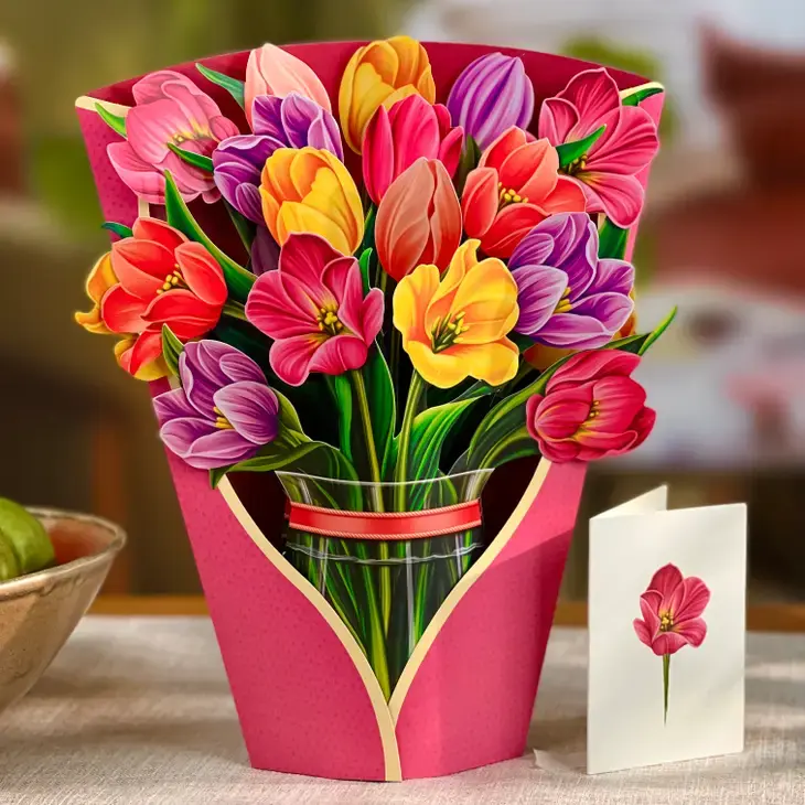 Thumbnail: Festive Tulip Pop Up card