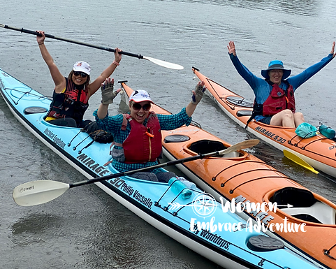 Women Embrace Kayaking Speers Point