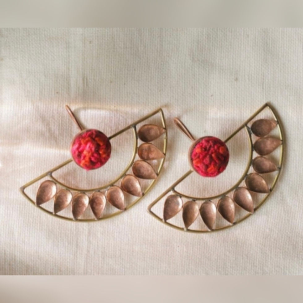Lotus Petal Earrings