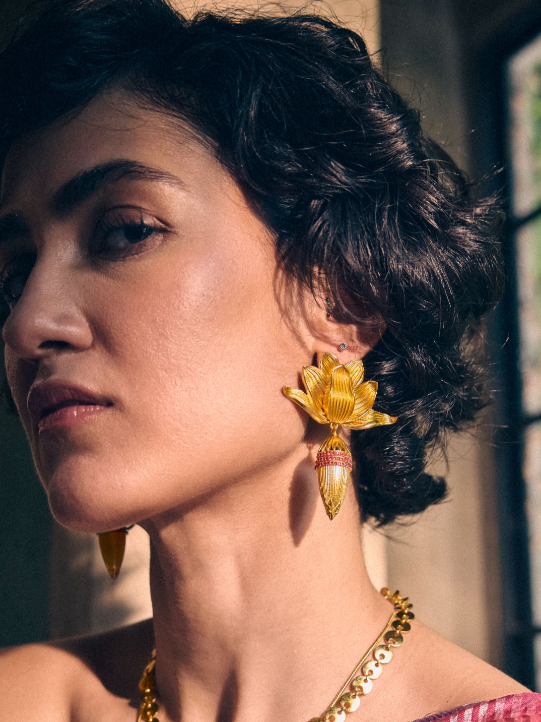 Banana Blossom Earrings