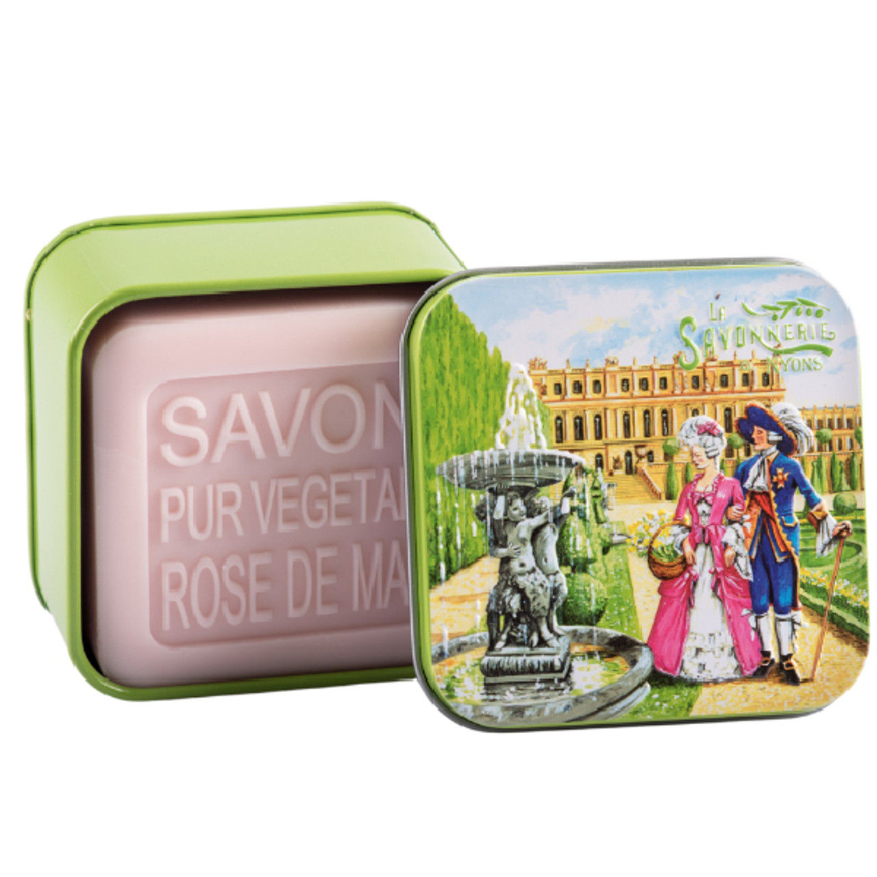La Savonnerie de Nyons “My Gardens” Tin – Rose Soap