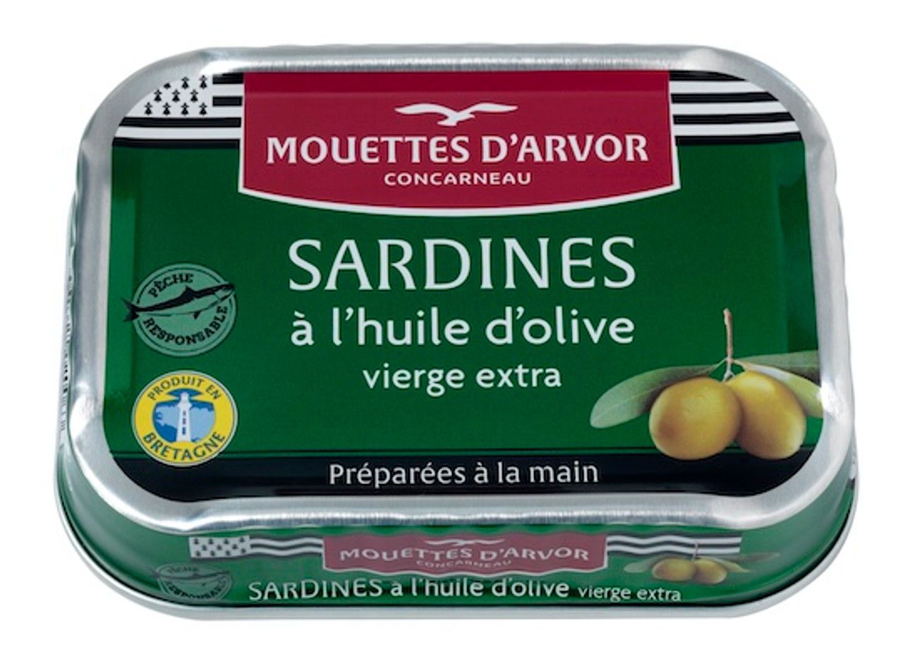 Les Mouettes d’Arvor Sardines in Extra Virgin Olive Oil