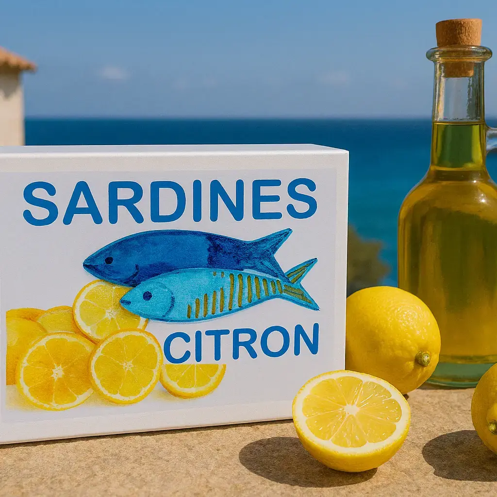 Capitaine Nat – Sardines in Organic Olive Oil & Lemon