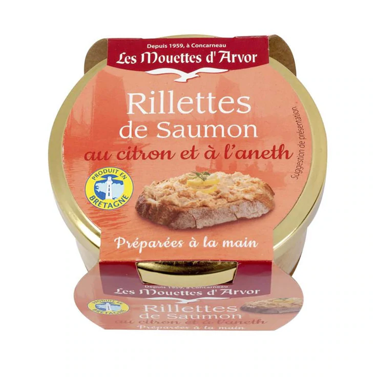 Salmon Rillettes with Lemon and Dill