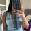 Thumbnail: Denim trim midi dress 