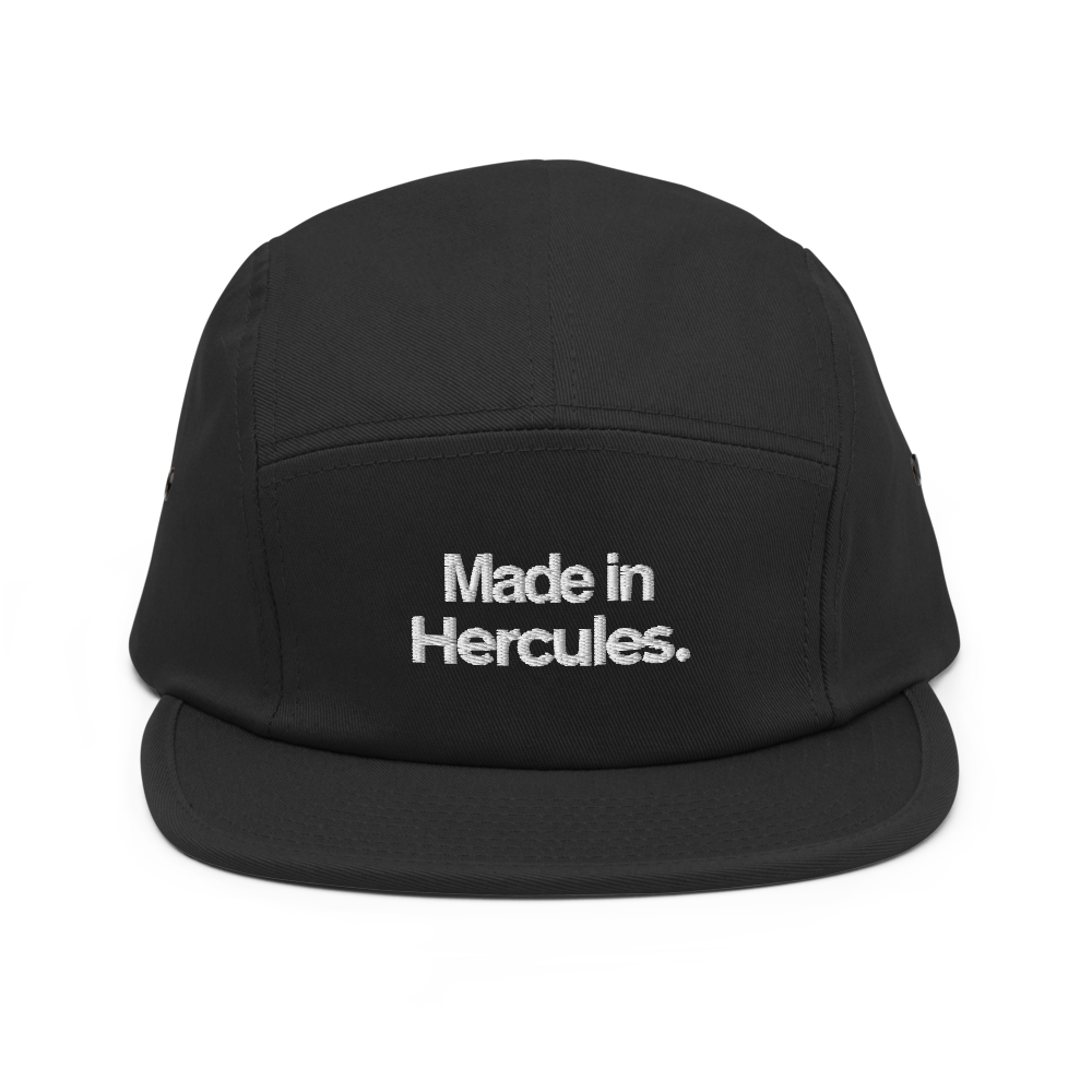 Freshh Made in Hercules hat black front view