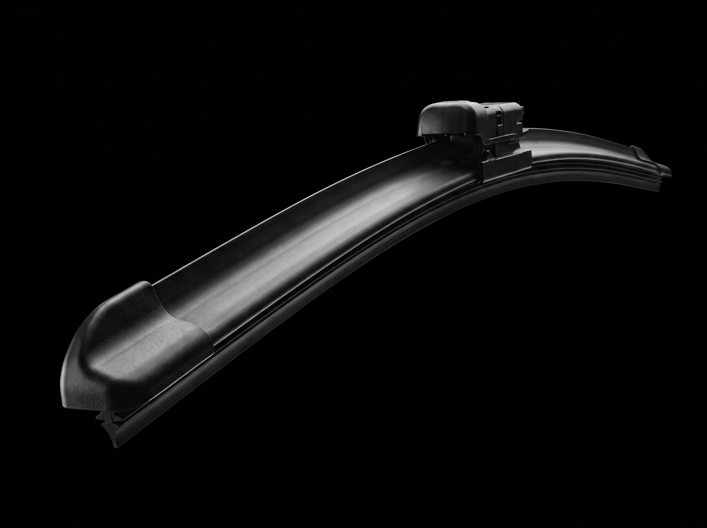 Sprayline wiper blade, studio shot on black