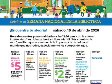 Celebración Semana Nacional de las Bibliotecas