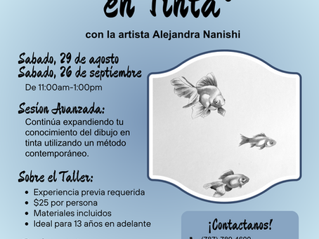 New dates for Ink Drawing Workshops!