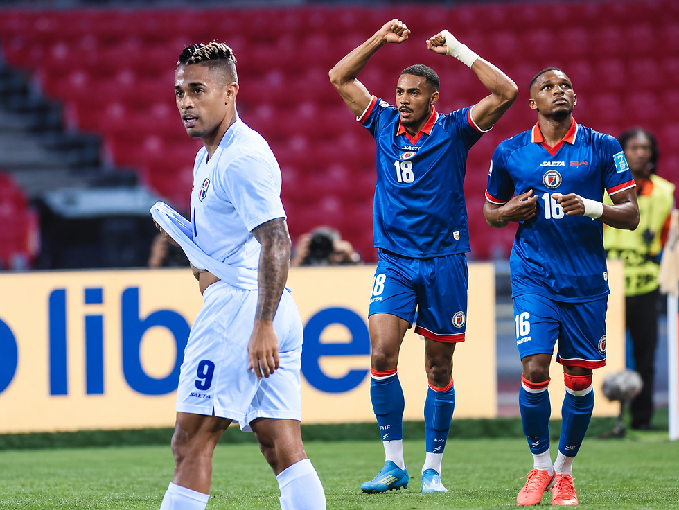 República Dominicana ante Haití en el partido de la Liga de Naciones de la Concacaf en el Estadio Olímpico Félix Sánchez.