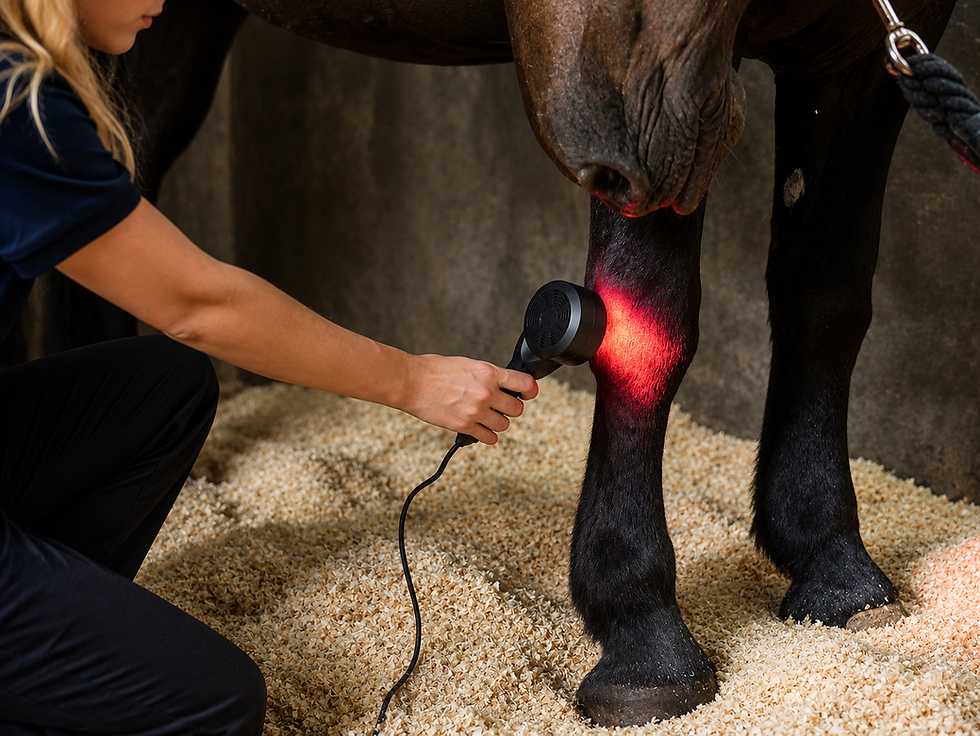 Red light therapy for equine wellness and recovery