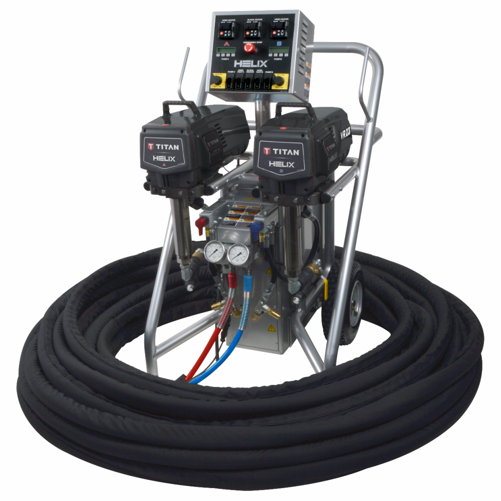 RESIGILAT - Pompa spuma poliuretanica, Titan, Helix VR 2.3, 8.3 l/min, 400V