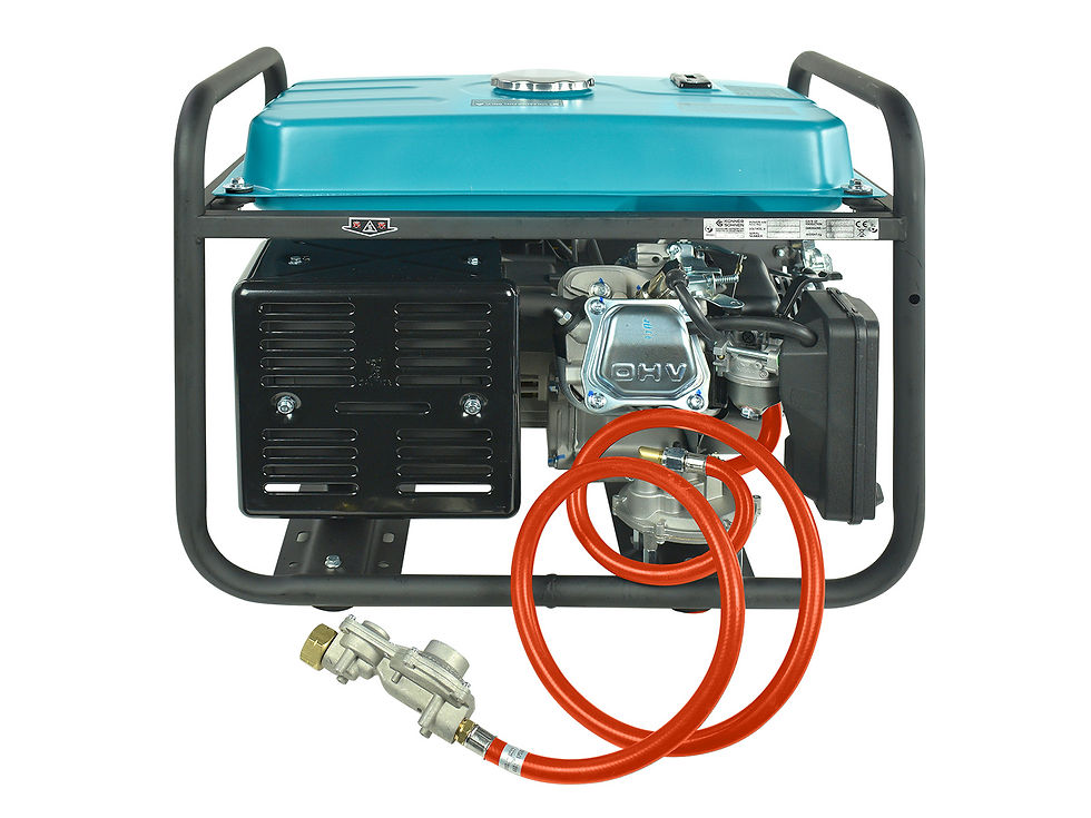 Miniatură: Generator de curent hibrid GPL/benzina 230V 4,5 kW Konner & Sohnen KS 5000E G