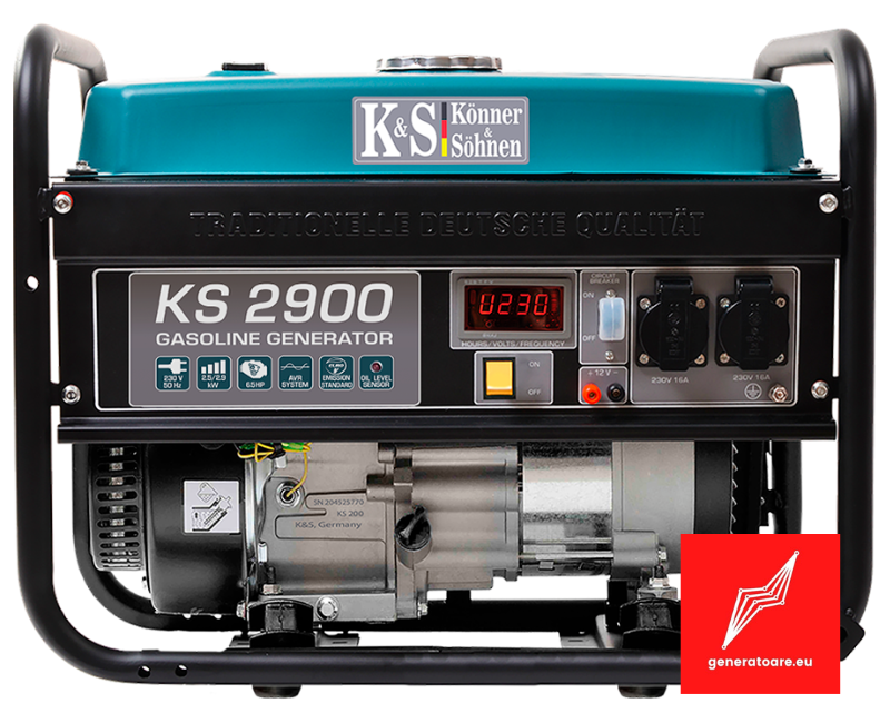 Miniatură: Generator pe benzina 230V 2,9 kW Konner KS 2900