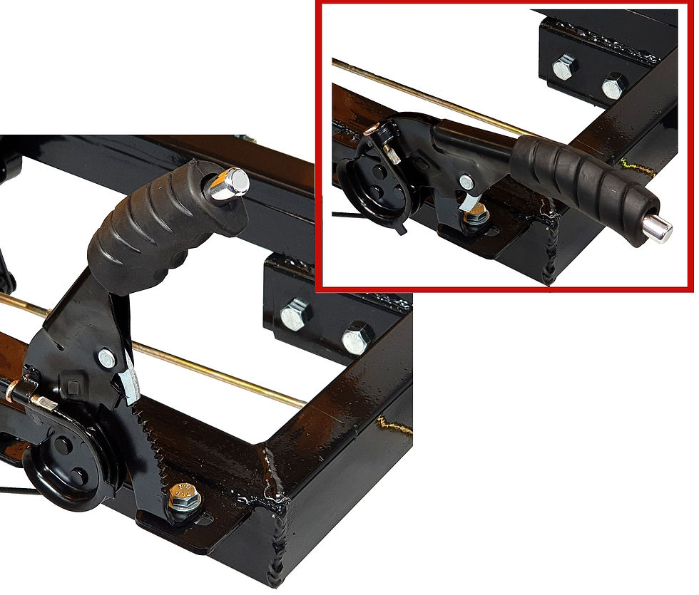 Miniatură: ProGARDEN Campo RM500C remorca 500kg motocultor, 1 osie, prindere bolt