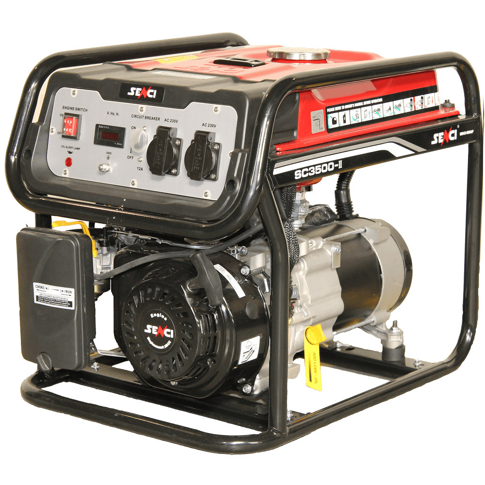 Generator de curent SENCI SC-3500, Putere max. 3.1 kW, 230V, AVR, benzina