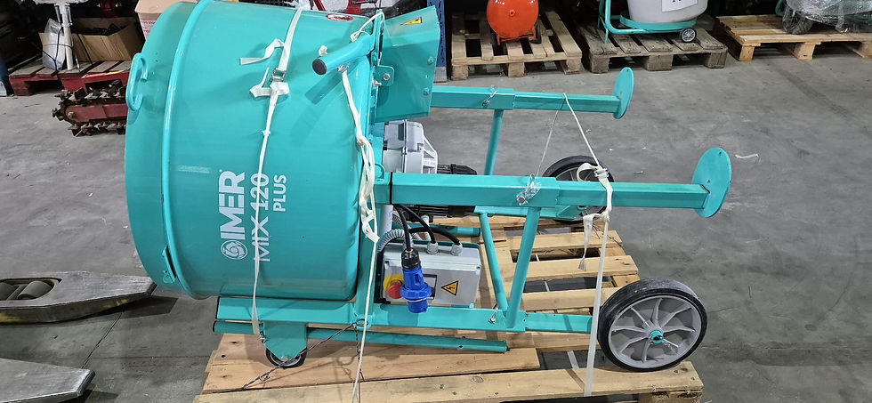 Miniatură: RESIGILAT - Malaxor Planetar IMER Mix 120 Plus 120l diam. cuva 745 mm motor 230V
