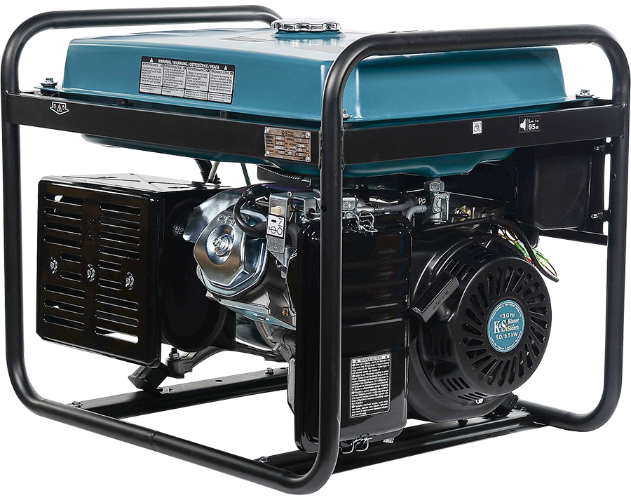 Miniatură: Generator de curent pe benzina monofazat 5,5 kW Konner & Sohnen KS 7000