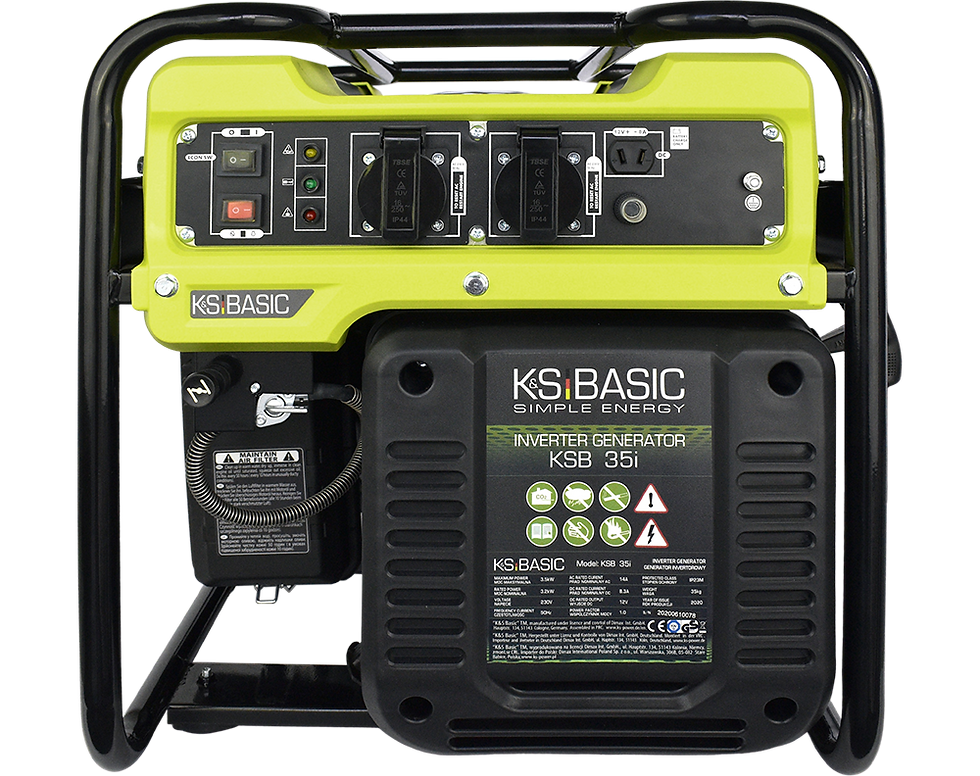 Miniatură: Generator de curent cu invertor, benzina 230V 3.5 kW Konner & Sohnen KSB 35i