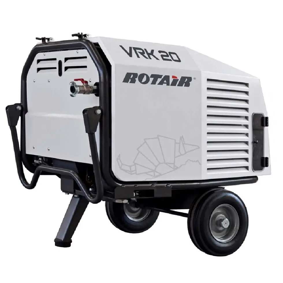 RESIGILAT - Motocompresor ROTAIR VRK 16 AE – 1600l/min – 6 bar – motor benzina H