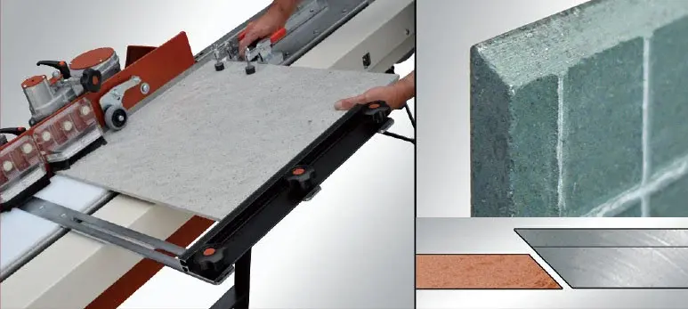 Miniatură: Masina de frezat gresie/placi 120cm, 1.1kW Bi-Bull Dog ADV cu kit alim.-Raimondi