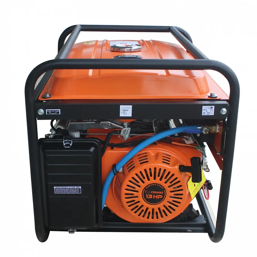 Miniatură: Generator s. hibrid GPL/Gaz Natural/Benzina 230V 5,5 kW CRINO CNO-NRG-7000-G-ATS