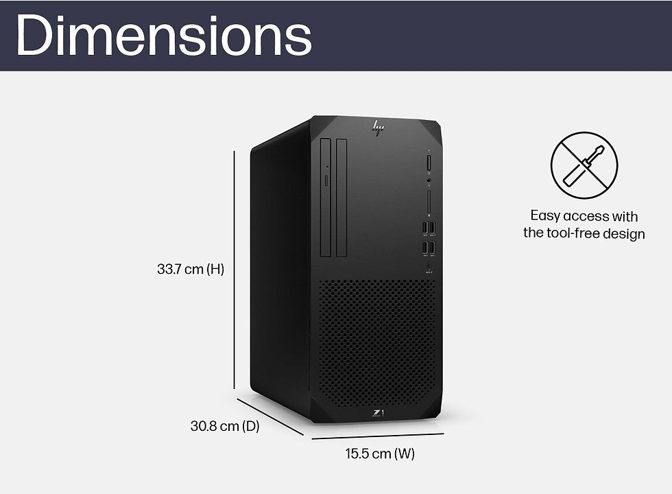 Thumbnail: HP Z2 Tower G9 Business Desktop PC Workstation