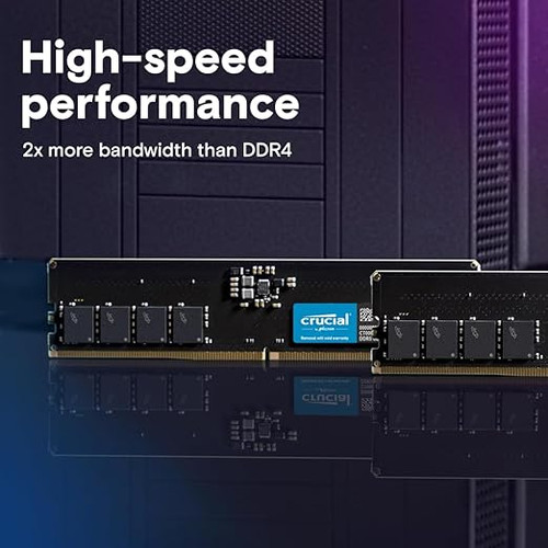 Crucial 16GB (16GBx1) DDR5 4800MHz Desktop Memory | FOXONIX INFOTECH