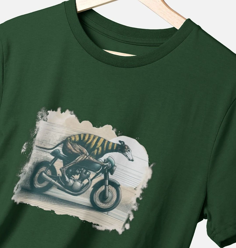 Thumbnail: Greyhound Motorbike T Shirt