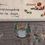 Thumbnail: Autumn themed embroidered hand towel and tea towel