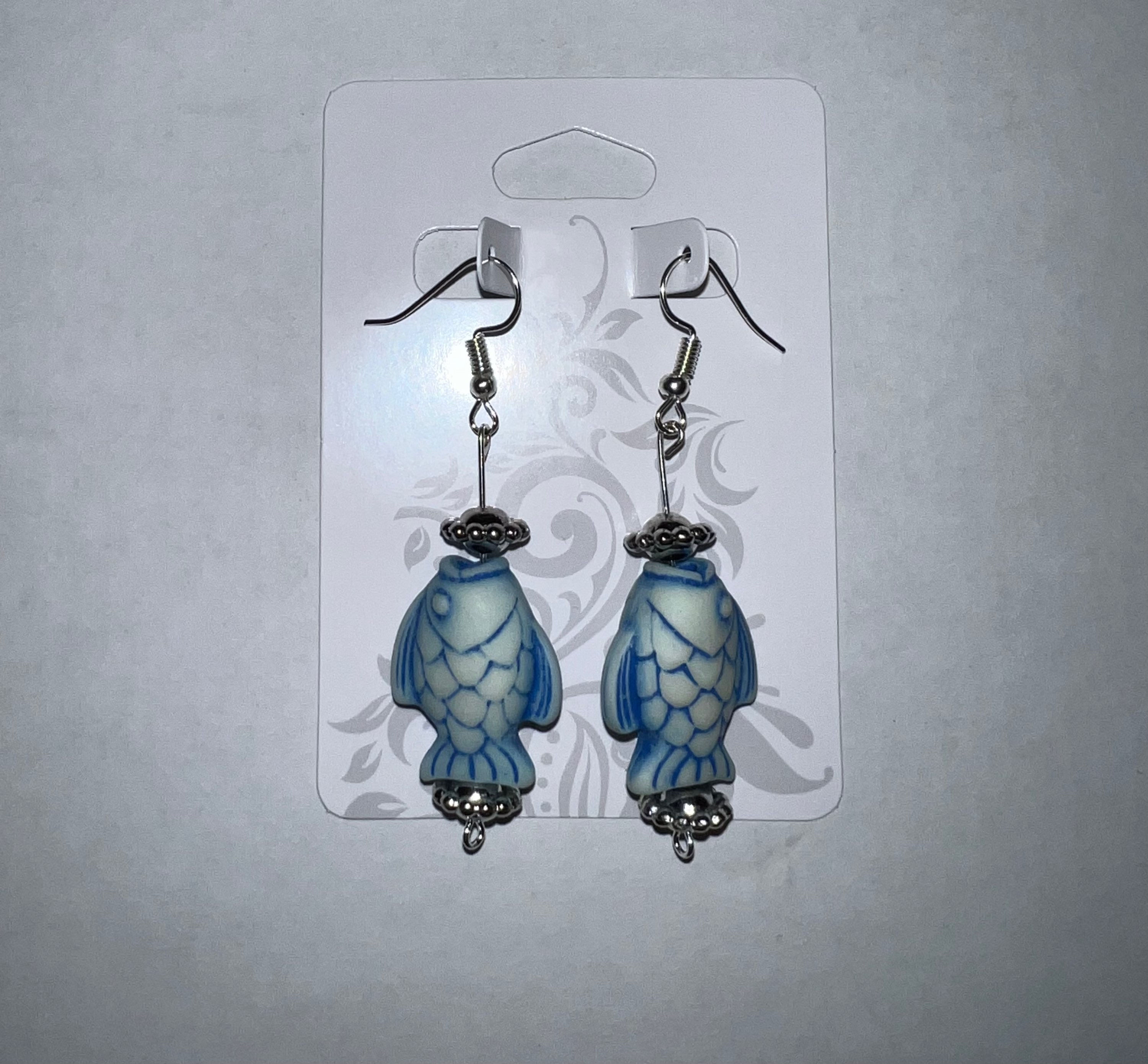 Fish Bead Earrings