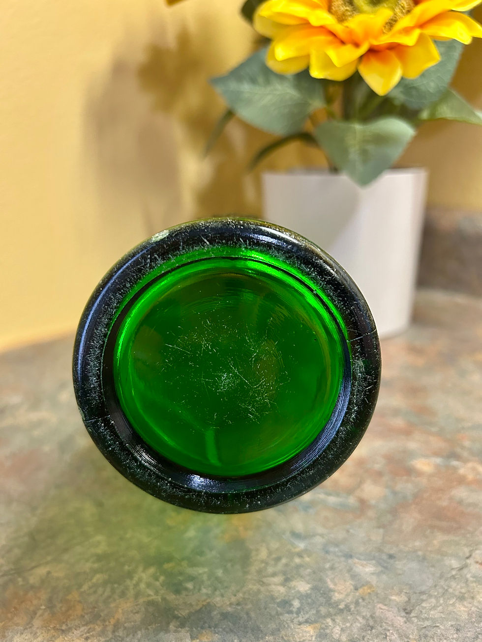 Thumbnail: Gorgeous W. Hamm & Son Appleton, Wisconsin Green Glass Bottle