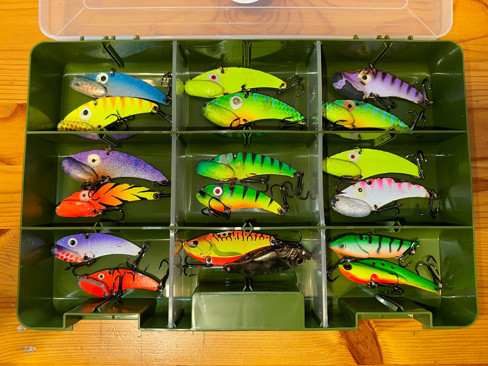 Tray 278 Blade Bait Variety Ed The Diver