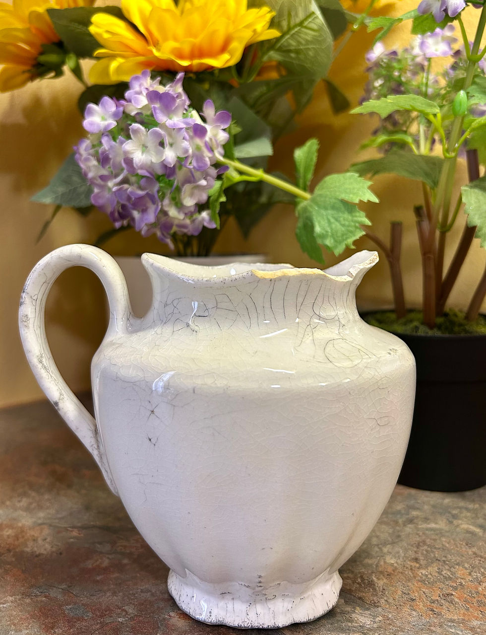 Thumbnail: Beautiful & Unique "The Edwin M. Knowles China Company Creamer"
