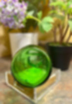 Thumbnail: Iconic Mickey's Fine Malt Liquor Green Glass Barrel Bottles (Two)