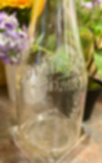 Thumbnail: Gorgeous Antique Bowman Dairy Glass Milk Bottle