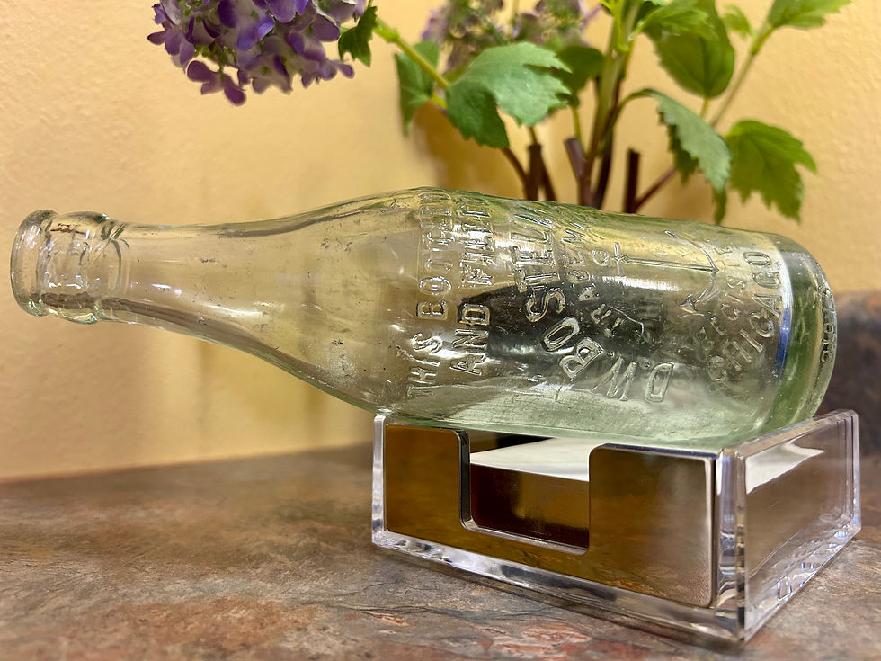 Thumbnail: Gorgeous Antique D.W. Bostelmann Company Chicago Illinois Glass Bottle