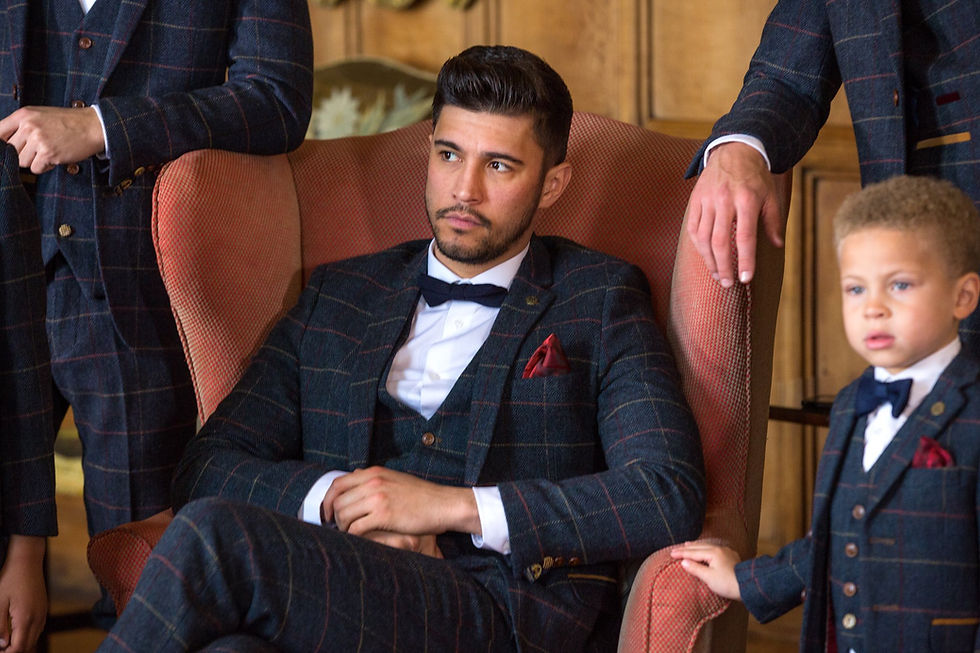 Thumbnail: ETON 3pc Tweed Suit