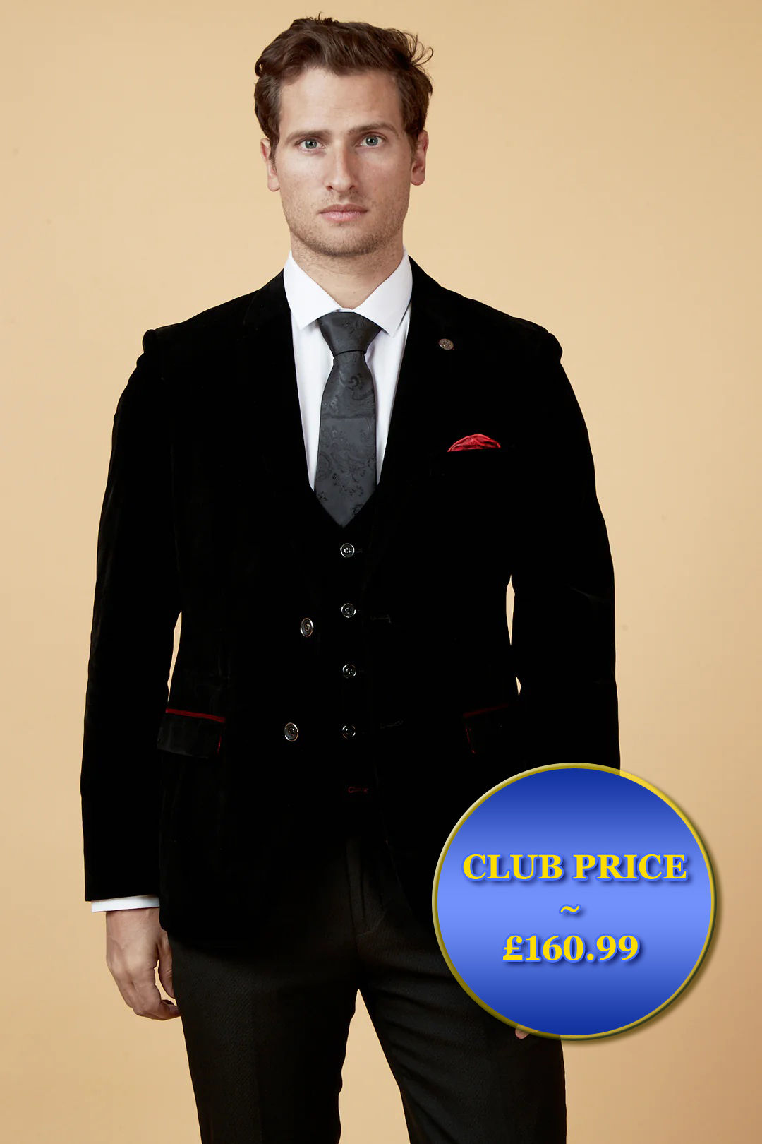 Black Velvet Jacket & Waistcoat