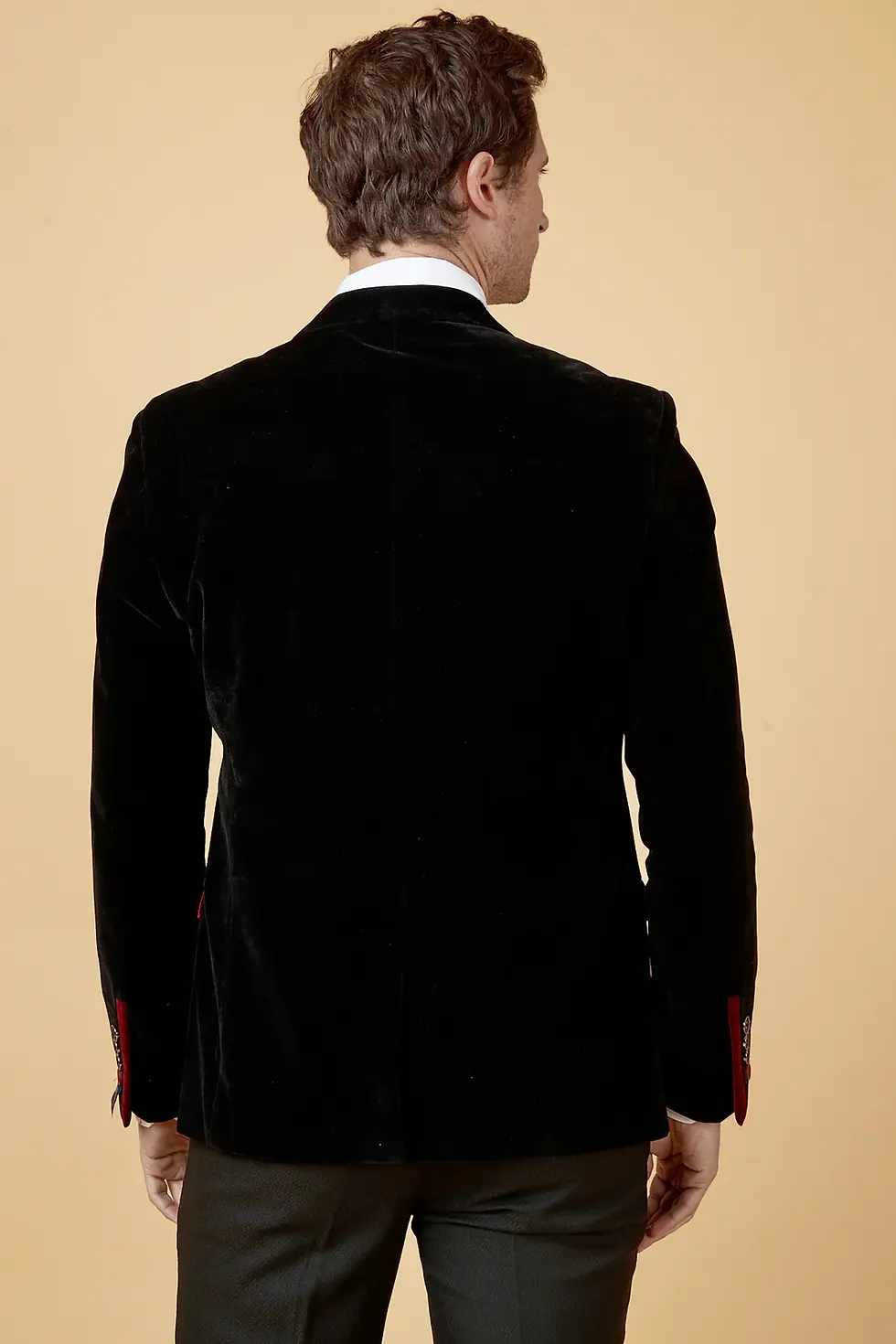 Thumbnail: Black Velvet Jacket & Waistcoat