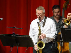 Chris Merz playing Alto Sax
