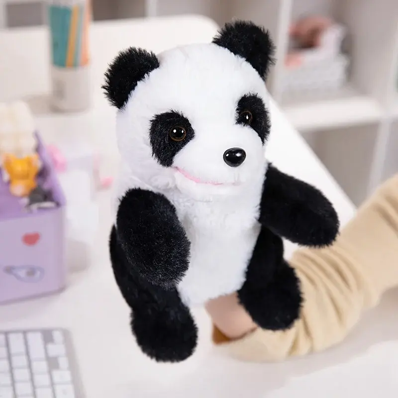 Thumbnail: panda plush hand puppet.