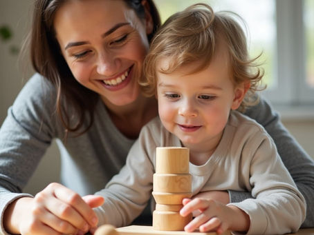 Montessori toys suitable for 2-year-old children.