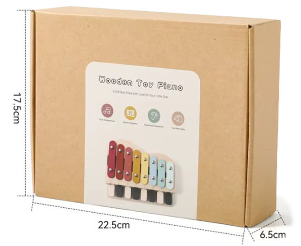 Thumbnail: 2 in 1 Wooden Xylophone and Piano box